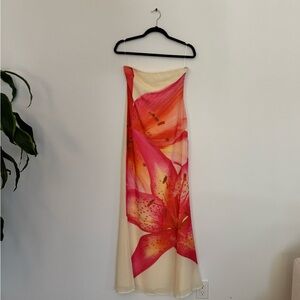 Peppermayo Darcy Maxi Dress - Yellow Floral